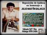 Memoria y Justicia Almagro -13 de Julio- Baldosa Julio Martn Galarza