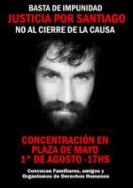 A dos aos de la desaparicin seguida de muerte de Santiago Maldonado - Concentracin