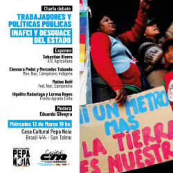 CTA (Autnoma) de Capital. Charla debate: Trabajadores y Polticas Pblicas. INAFCI y desguace del Estado