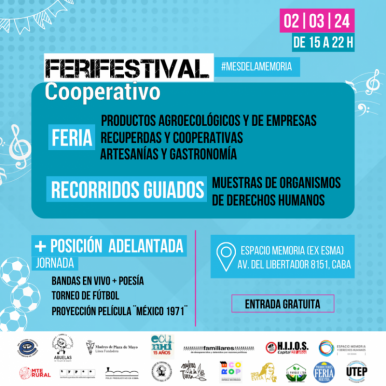 Ferifestival Cooperativo en la ex ESMA
